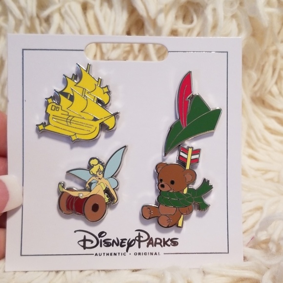 Disney Accessories - Disney Parks  Peter Pan's Pin Set